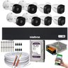 Kit 8 Câmeras Intelbras Vhd 1220 B Full Color Bullet Full Hd 1080p Multi Hd Ir 20m + Dvr Mhdx 3008 - 1