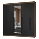 Ver imagem 3 de Guarda-Roupa Casal 8 Portas Batentes com Espelho Netuno Madesa