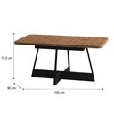 Ver imagem 7 de Conjunto Mesa de Jantar 160cm + 6 Cadeiras Lou Estofadas Np