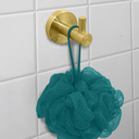Ver imagem 2 de Cabide Gancho Simples Dourado Escovado de Parede Acessório Aço Inox Banheiro Multiuso Cabideiro Luxo