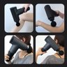 Massageador Pistola 5 Velocidades Corporal Bateria Recarregavel Esporte Portátil - 5
