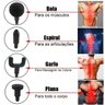 Massageador Pistola 5 Velocidades Corporal Bateria Recarregavel Esporte Portátil - 6
