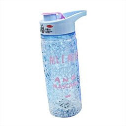 Garrafa Squeeze Gel Congelante Bebida Água Mais Tempo Gelada Azul - 4