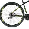 Bicicleta Venzo Aro 29 27V Camb Acera Susp com Trava Freio Hidráulico - PRETO E VERDE - 15 - 9