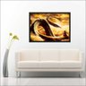 Quadro Decorativo Dragon Ball Goku Anime Desenho Salas Decorações Interiores Com Moldura - 2