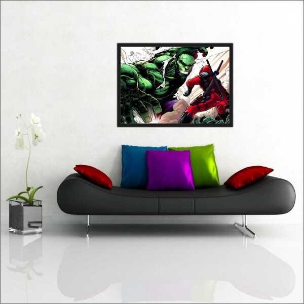Quadro Decorativo Per Appassionati Cinema Quadro Su Tela Deadpool