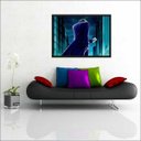 Ver imagem 1 de Quadro Decorativo Coringa Joker Batman Super Heróis Salas Decorações Interiores Com Moldura
