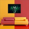 Quadro Decorativo Coringa Joker Batman Super Heróis Salas Decorações Interiores Com Moldura - 1