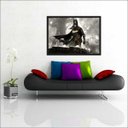 Ver imagem 1 de Quadro Decorativo Batman Super Heróis Salas Decorações Interiores Com Moldura