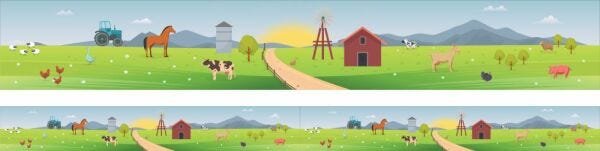 Faixa Infantil- Fazendinha Divertida - 12m - 2