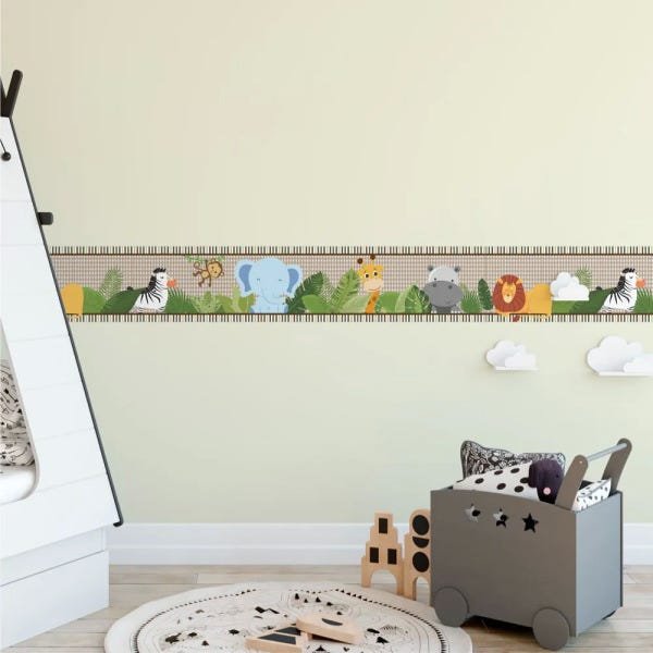 Faixa Infantil- Amiguinhos na Selva - 7m - 1