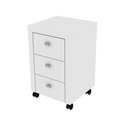 Ver imagem 7 de Kit para Escritório com Mesa em L Gaveteiro Estante e Balcão Cor:branco
