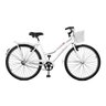 Bicicleta Master Bike Aro 26 Kamilla Freio V-Brake com Cesta Branco - 1