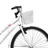 Bicicleta Master Bike Aro 26 Kamilla Freio V-Brake com Cesta Branco - 2