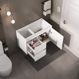 Gabinete Nicole 78cm sem Bancada - Fabribam - 2