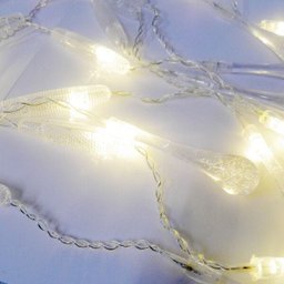 Pisca Pisca Cascata Natal Gota Orvalho Natalino 138 LED 8 Funcoes Branco Quente Bivolt - 5