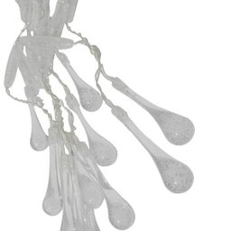 Pisca Pisca Cascata Natal Gota Orvalho Natalino 138 LED 8 Funcoes Branco Quente Bivolt - 8