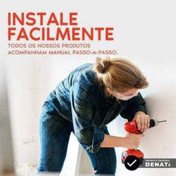 Kit 3 Prateleiras Quadros Fotos 60x10 Madeira MDF Brancas - 5