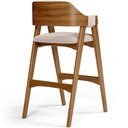 Ver imagem 7 de Banqueta Alta para Cozinha Sala de Jantar Bar Suran L02 Suede Bege - Lyam Decor