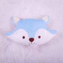 Ver imagem 2 de Almofada Decorativa Safari Infantil para Bebê e Crianças em Pelúcia:raposa Azul