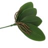 Kit Plantas artificiais 5 hastes de folhas de orquídeas - 3