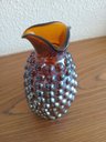 Ver imagem 6 de Vaso Decorativo Enfeite Casa 14x8x8cm Vidro Marrom Lustrado