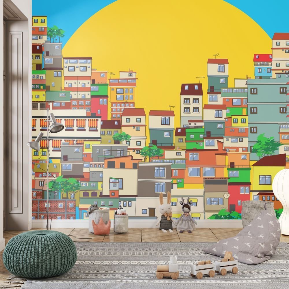 Papel de Parede - Cores da  Favela - 1