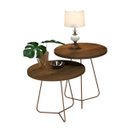 Ver imagem 2 de Conjunto Sala Mesa Lateral e Apoio JB 8004/8005 Perola