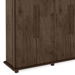 Guarda Roupa Casal 6 Portas Amazonas Plus Amêndoa - PR Móveis - 3 Guarda Roupa Casal 6 Portas Amazonas Plus Amêndoa - PR Móveis - 3