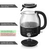 Elite Gourmet Ekt1220b Chaleira Elétrica de Vidro 1,2l Preto Led - 2