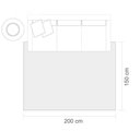 Ver imagem 4 de Tapete Grande para Sala e Quarto Retangular 2,00 x 1,50:Bege
