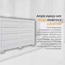 Ver imagem 4 de Cômoda California 8 Gavetas Benetil:branco