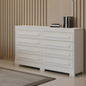 Cômoda California 8 Gavetas Benetil:branco - 1