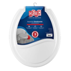 Assento Sanitário Envolvente Tampa Vaso Branco HERC