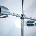 Ver imagem 6 de Lustre Pendente Sputnik Prata Gun Fio Regulável com Desviador