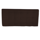 Ver imagem 1 de Painel Estofado Thaina 195 cm Para Cama Box Quarto King Size MV Estofados Suede Marrom