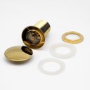 Ver imagem 5 de Válvula Click Luxo Aço Inox 304 Cuba Banheiro 7/8  Dourada Brinovar