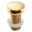 Ver imagem 2 de Válvula Click Luxo Aço Inox 304 Cuba Banheiro 7/8  Dourada Brinovar