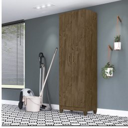 Multiuso 2 Portas New Iris Castanho Wood - Moval - 1