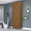 Ver imagem 2 de Kit 2 Armários Organizador Multiuso Íris 2 Portas Castanho Wood - Moval