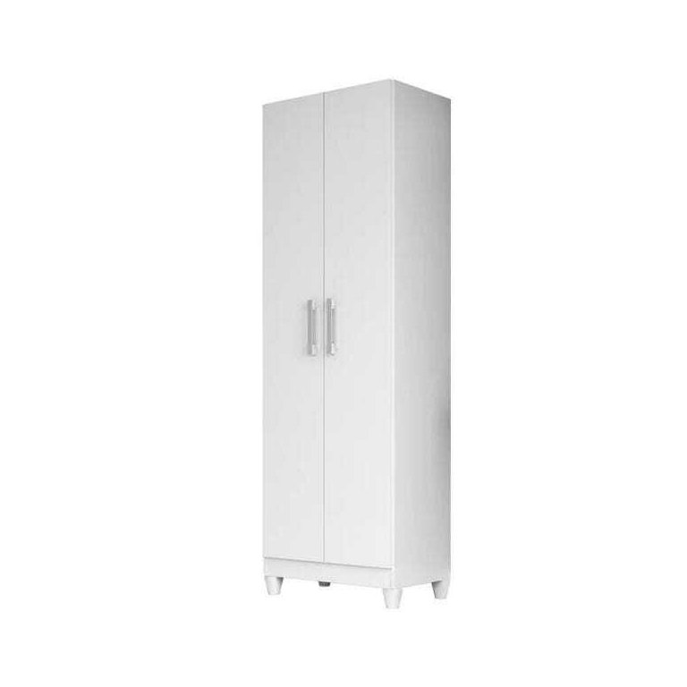 Armário Multiuso New Íris Lavanderia 2 Portas Branco Moval