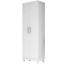 Ver imagem 1 de Armário Multiuso New Íris Lavanderia 2 Portas Branco Moval