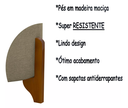 Ver imagem 5 de Kit 2 Puff Banqueta Thor Tecido Linho Bege/caramelo para Salas e Ambientes