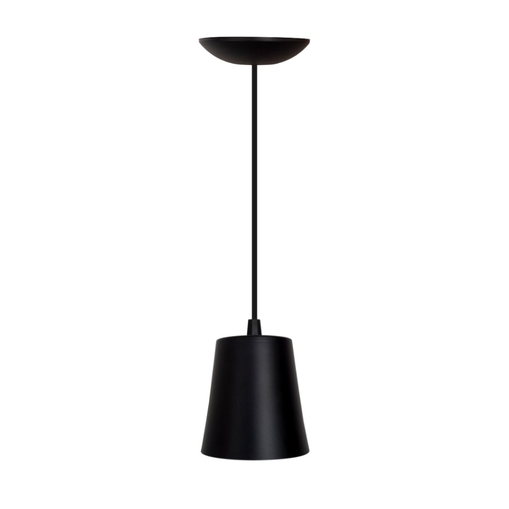 Pendente Luminária de Teto Cúpula Baldinho Retrô Suporte Plástico - Soquete E-27 – Abf Luminárias:pr