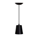 Ver imagem 1 de Pendente Luminária de Teto Cúpula Baldinho Retrô Suporte Plástico - Soquete E-27 – Abf Luminárias:pr