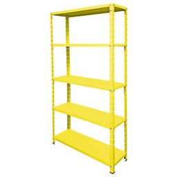 Estante de Aço 5 Prateleiras 25cm Multiuso 25kg/prateleira Várias Cores - 1