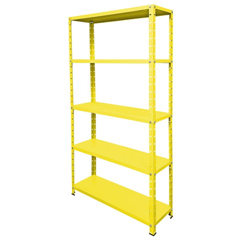 Estante de Aço 5 Prateleiras 25cm Multiuso 25kg/prateleira Várias Cores