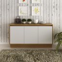 Ver imagem 1 de Aparador Buffet 3 Portas 1 Gav Cr50005 Natural/Off White
