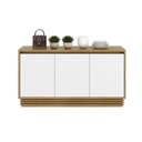 Ver imagem 5 de Aparador Buffet 3 Portas 1 Gav Cr50005 Natural/Off White