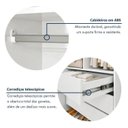 Ver imagem 4 de Guarda Roupa Casal 6 Portas Vidro Refleta e 6 Gavetas 100% MDF com LED Imperiale Premium Yescasa